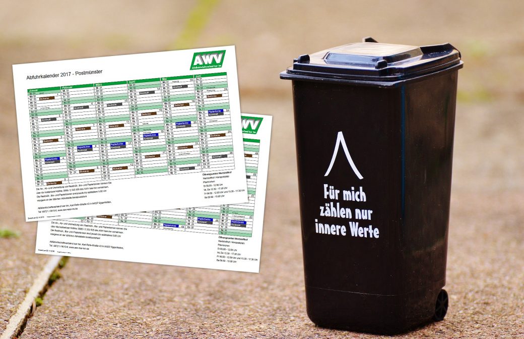 Müllabfuhrkalender 2025  Gemeinde Postmünster