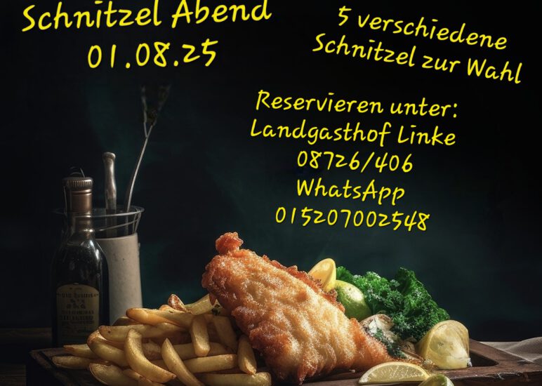 Schnitzel- Abend Gasthaus Linke