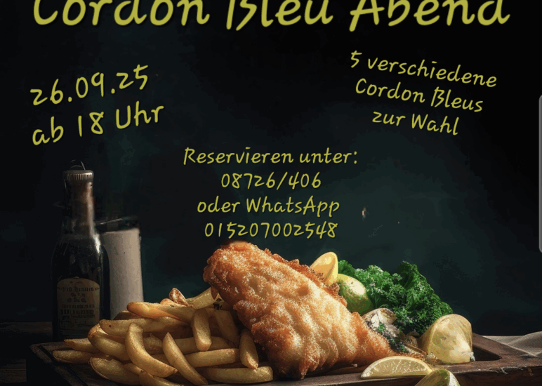 Cordon Bleu – Abend Gasthaus Linke