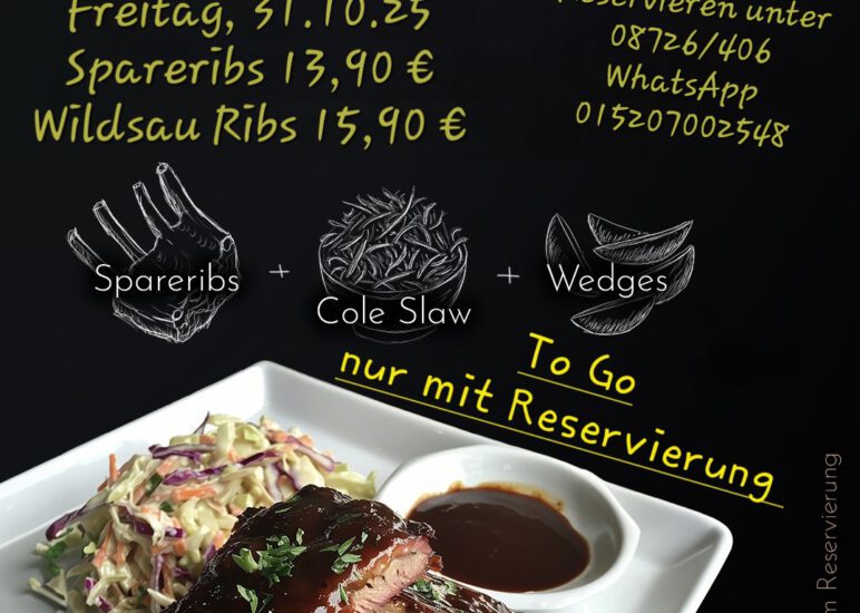 Spareribs- und Wildsau- Ribs – Essen Gasthaus Linke