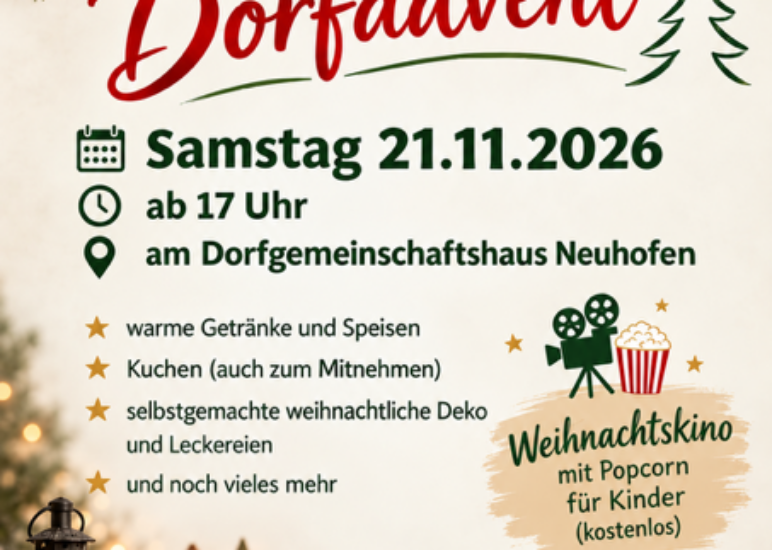 Neuhofener Dorfadvent Frauenbund Neuhofen